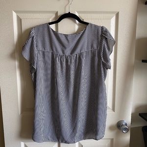 Loft Striped Blouse - Large
